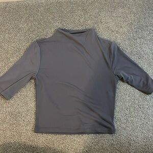 H&M 3/4 crop mock neck